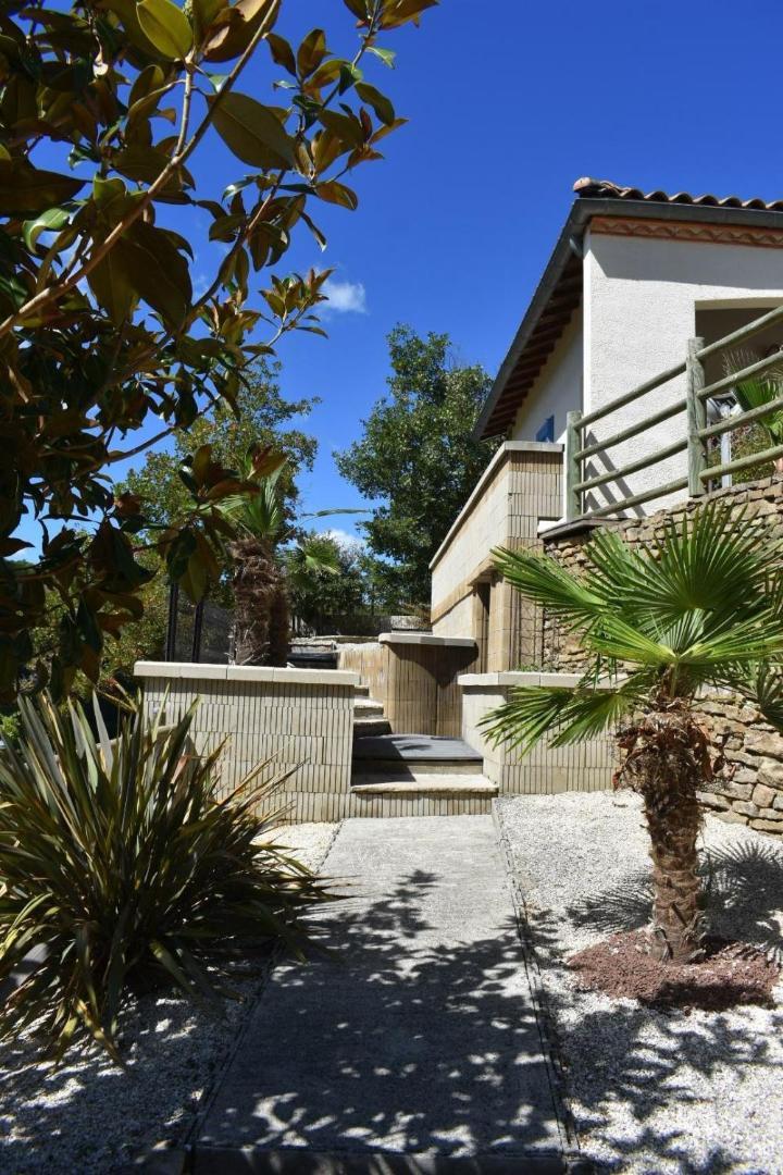 Chambre Au Calme Avec Spa Privatif Gratuit Sud Aveyron Les Palmiers Des Causses Saint-Rome-de-Tarn 외부 사진